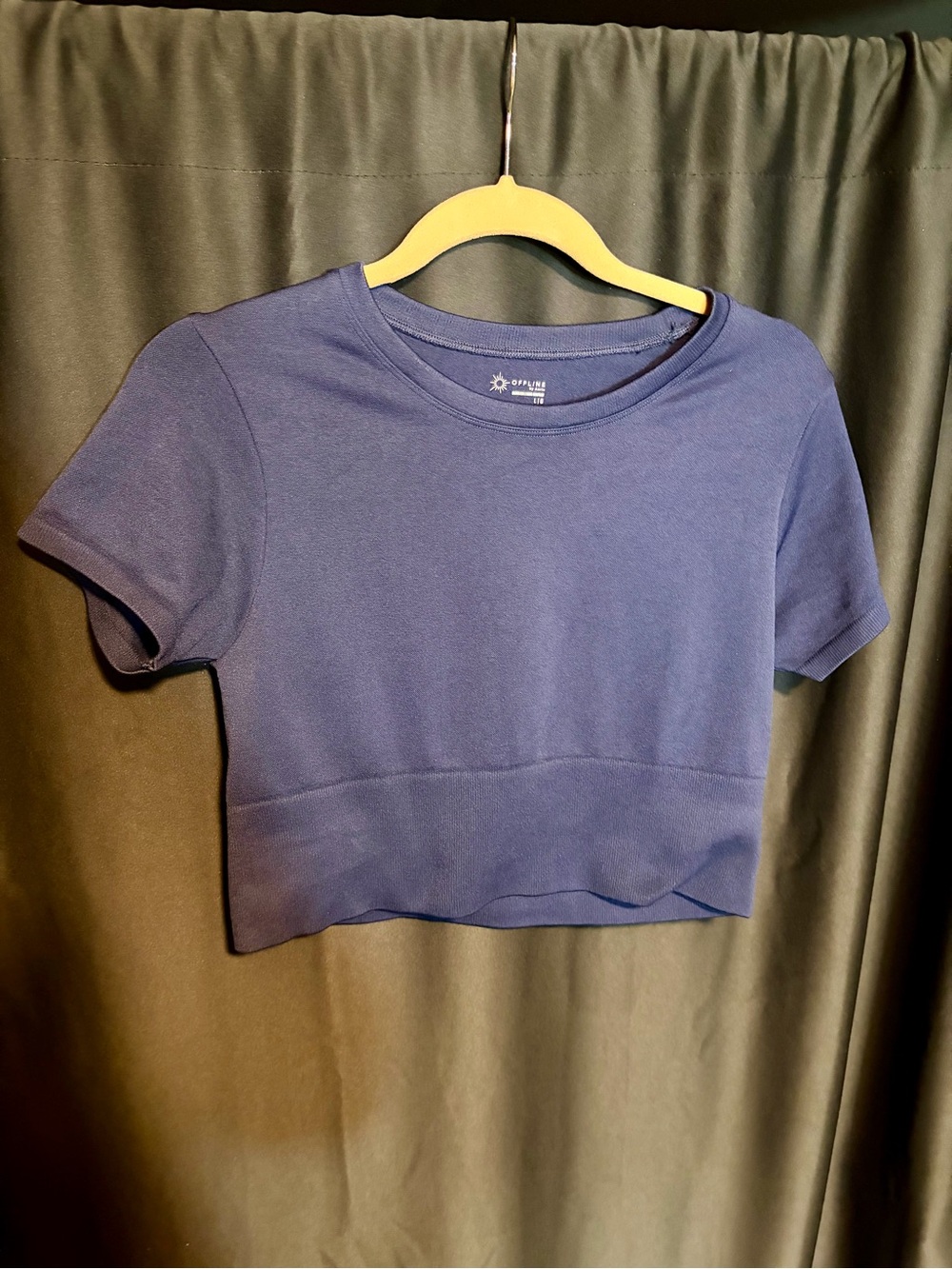Effortless Navy Cropped Tee - Everyday Essential
